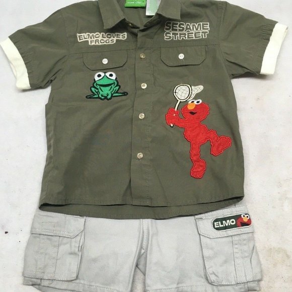 elmo outfit boy